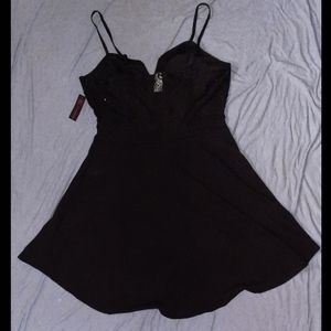 Black Skater Dress